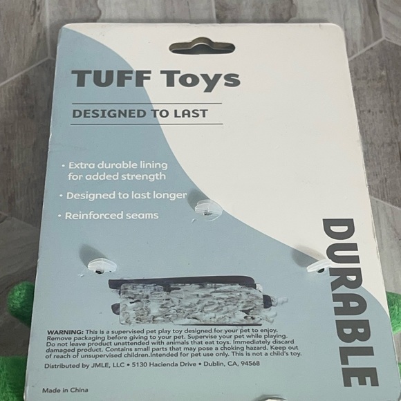 TUFF Toys Pineapple Dog Toy Plush Squeaky Durable Pet Chew Play Toy 12” - Picture 5 of 6